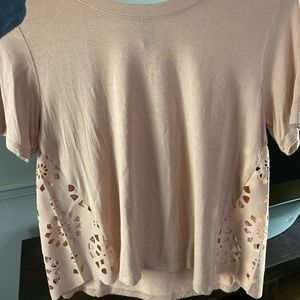 blush pink cutout design sides top